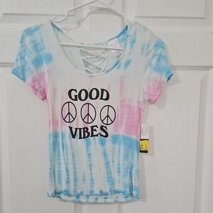 Tie-Dye Good Vibes Women's Top